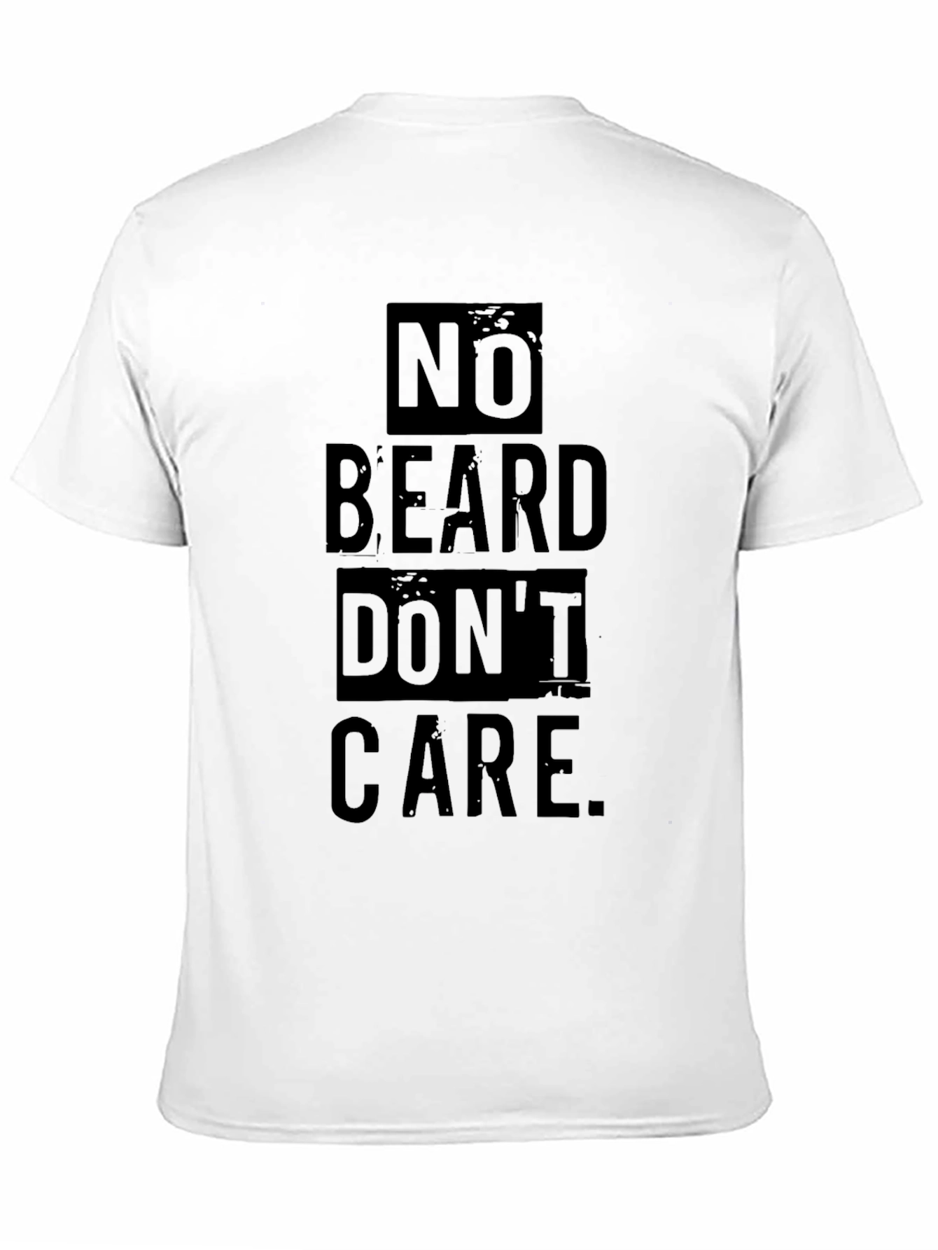 No Beard Dont Care Graphic Tee - Black