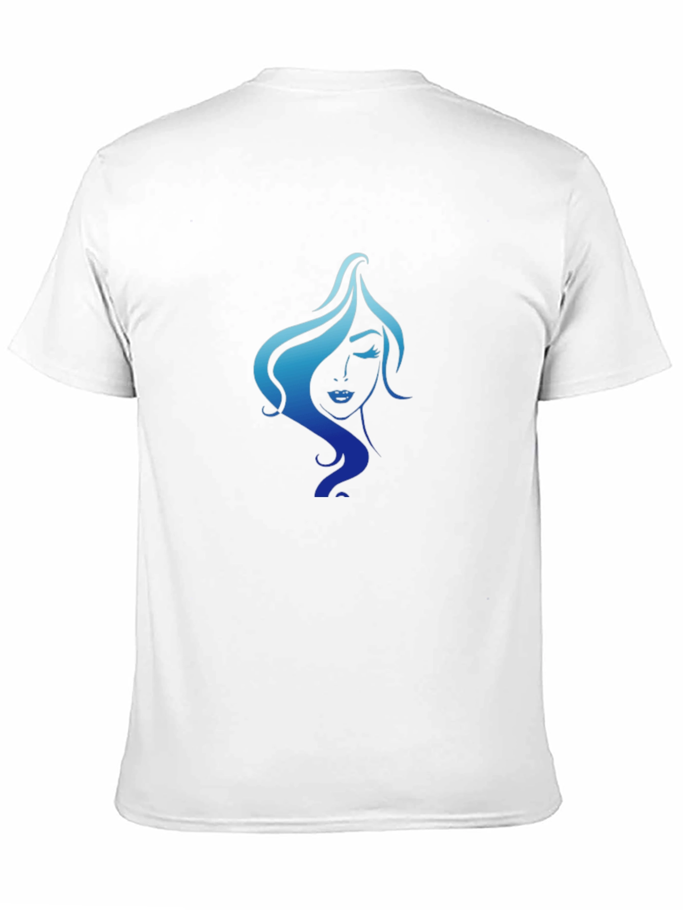 Elegant Woman Graphic Tee - Black Cotton T-Shirt