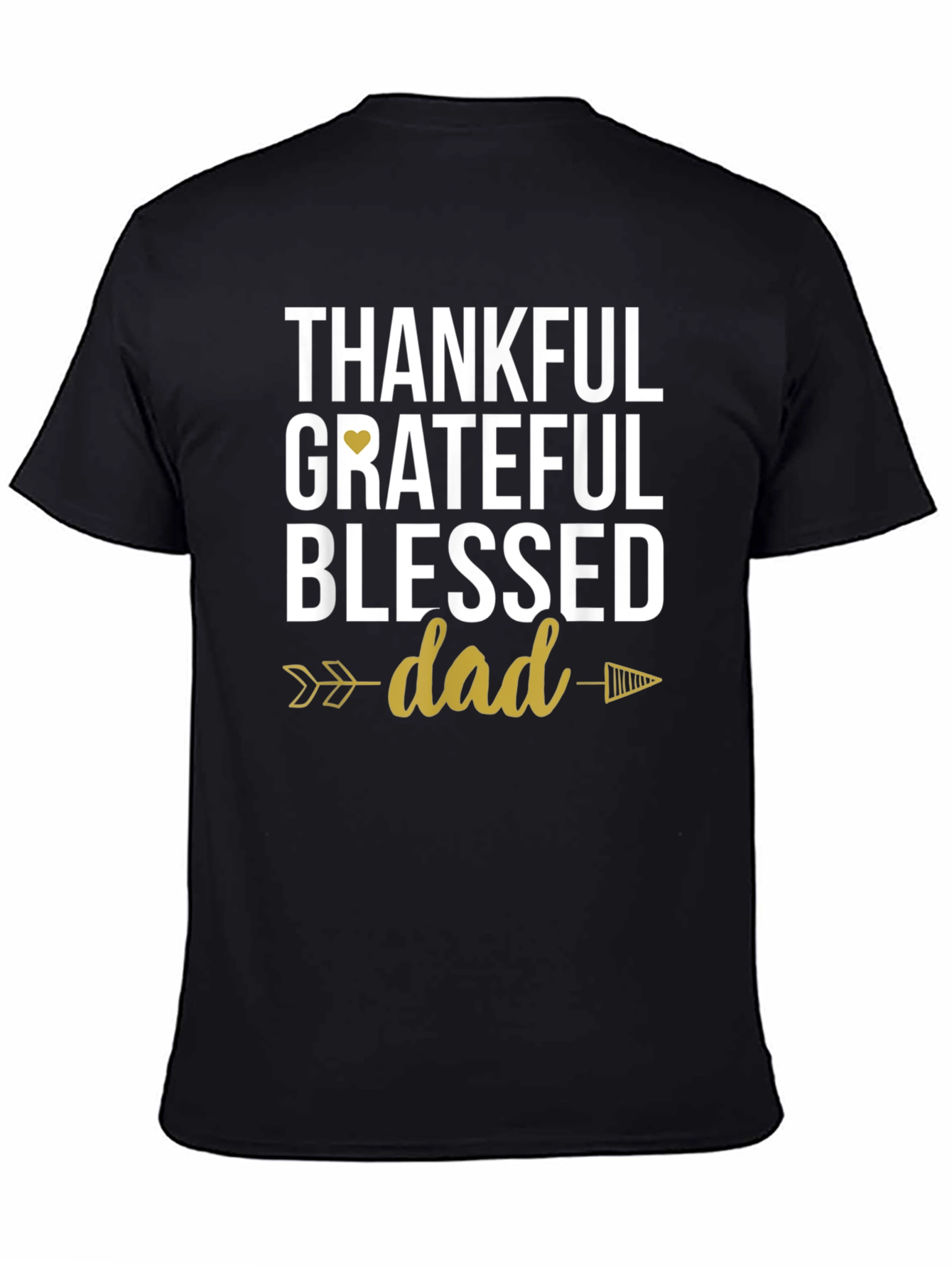 Thankful Grateful Blessed Dad T-Shirt
