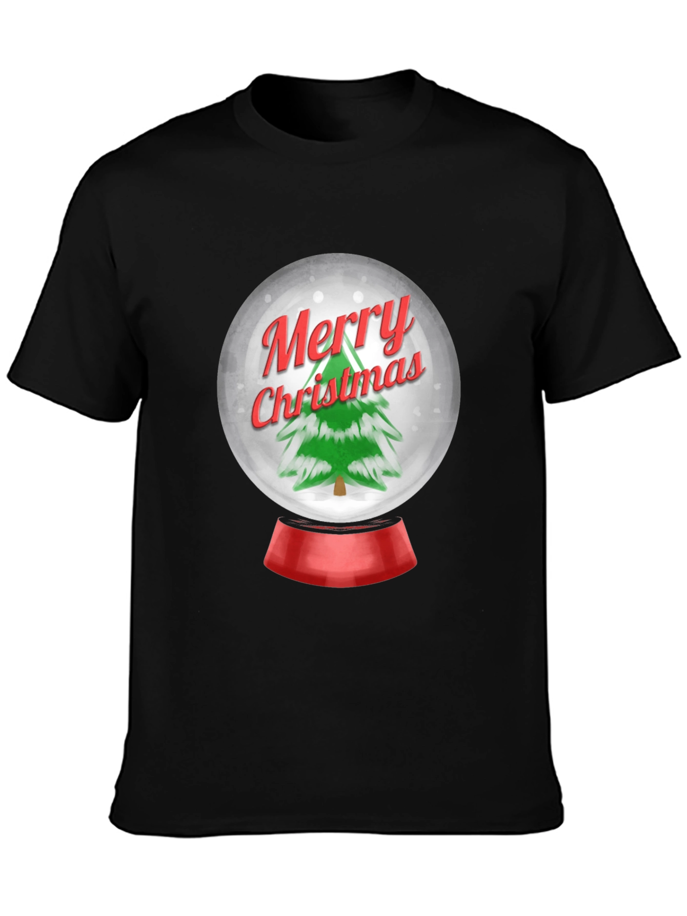 Festive Christmas Snow Globe T-Shirt