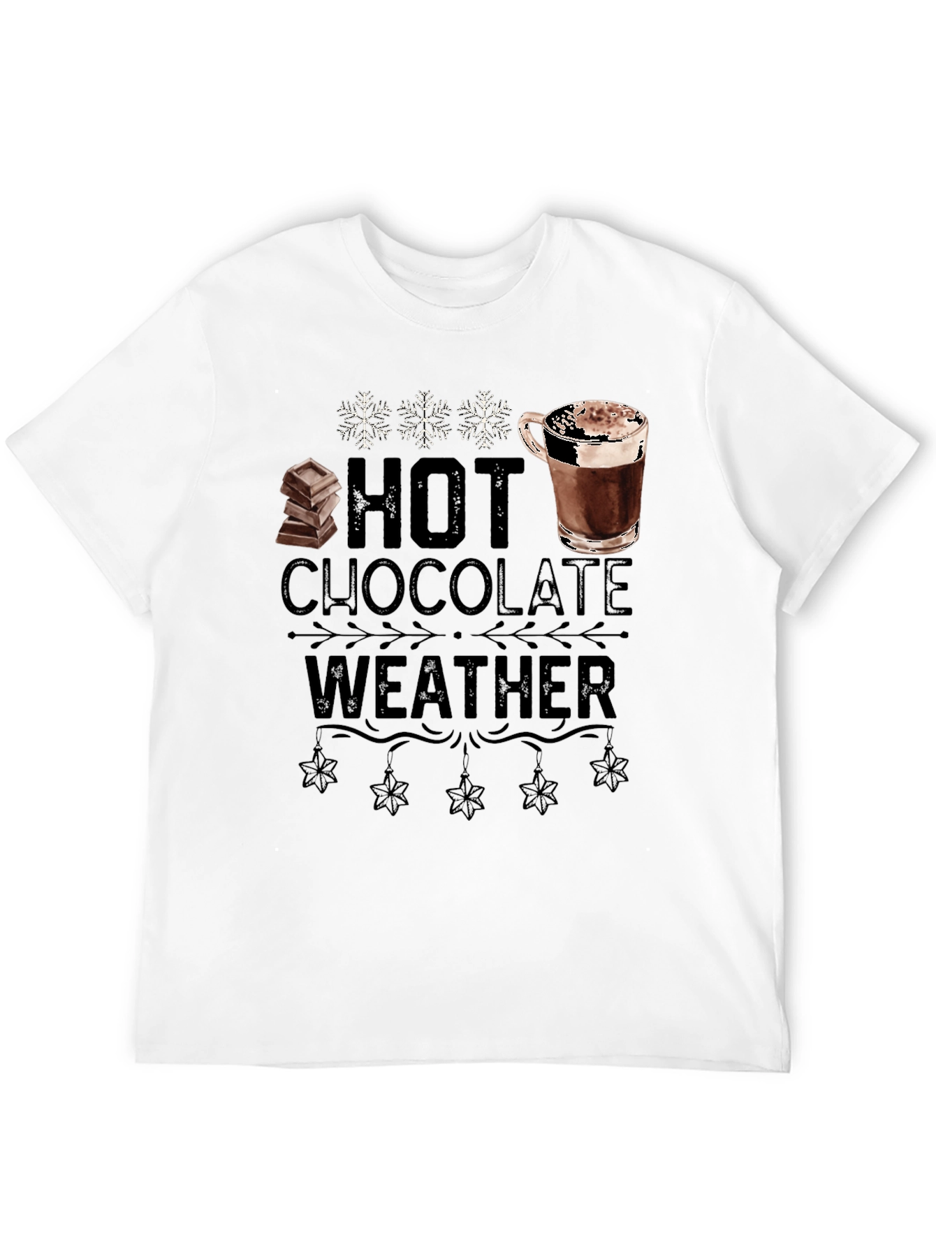 Hot Chocolate Weather Graphic T-Shirt