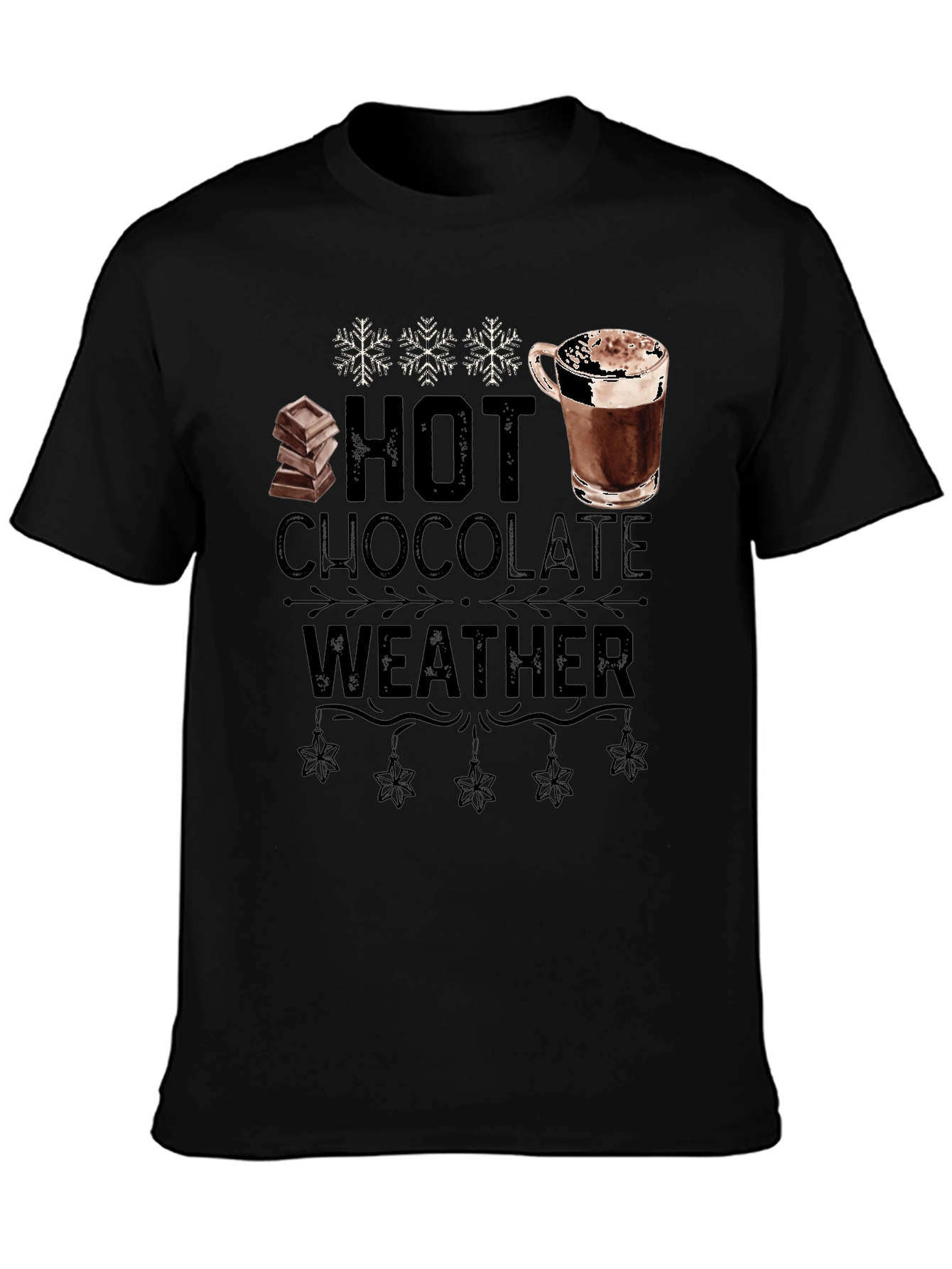 Hot Chocolate Weather Graphic T-Shirt