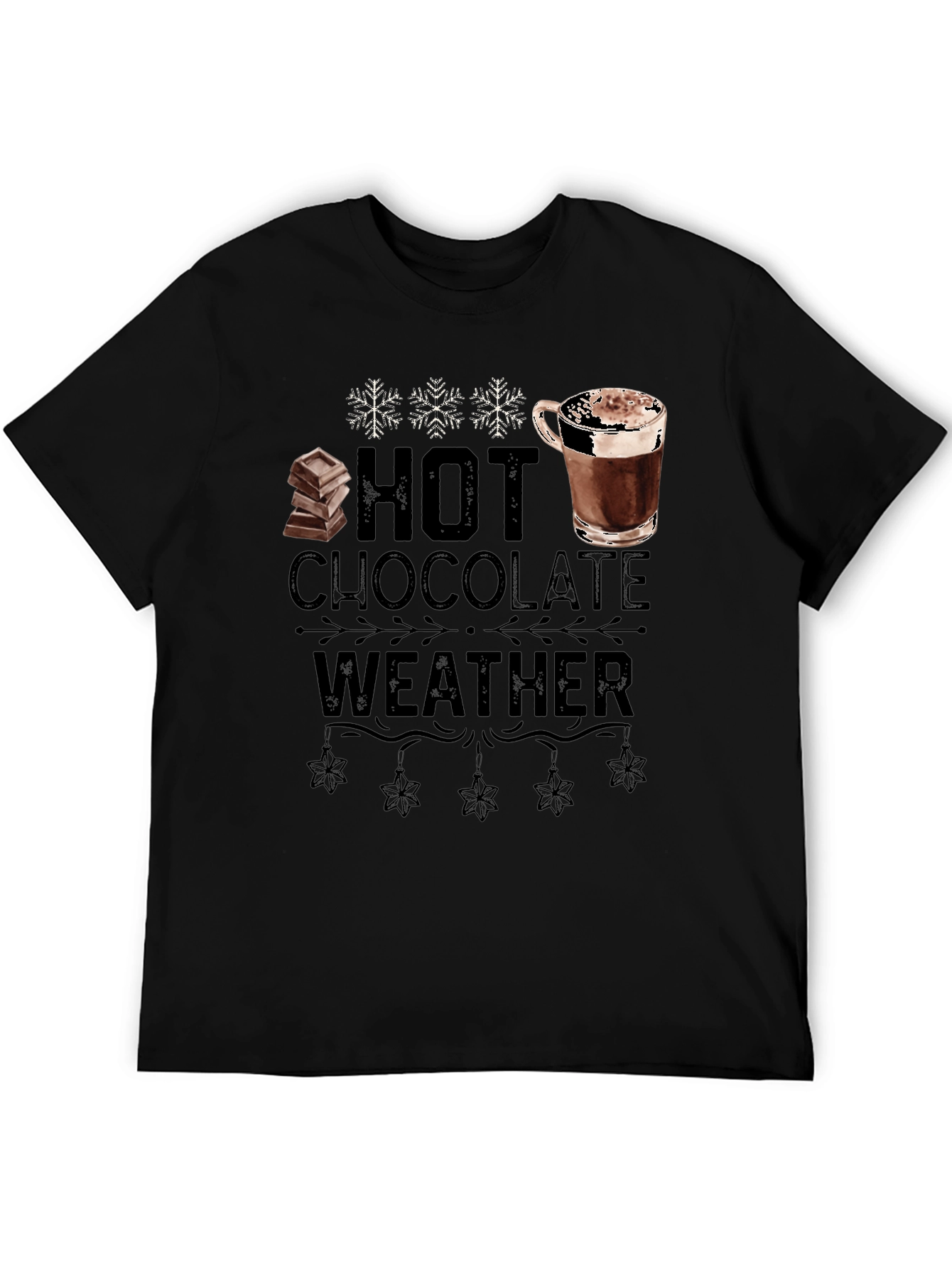 Hot Chocolate Weather Graphic T-Shirt