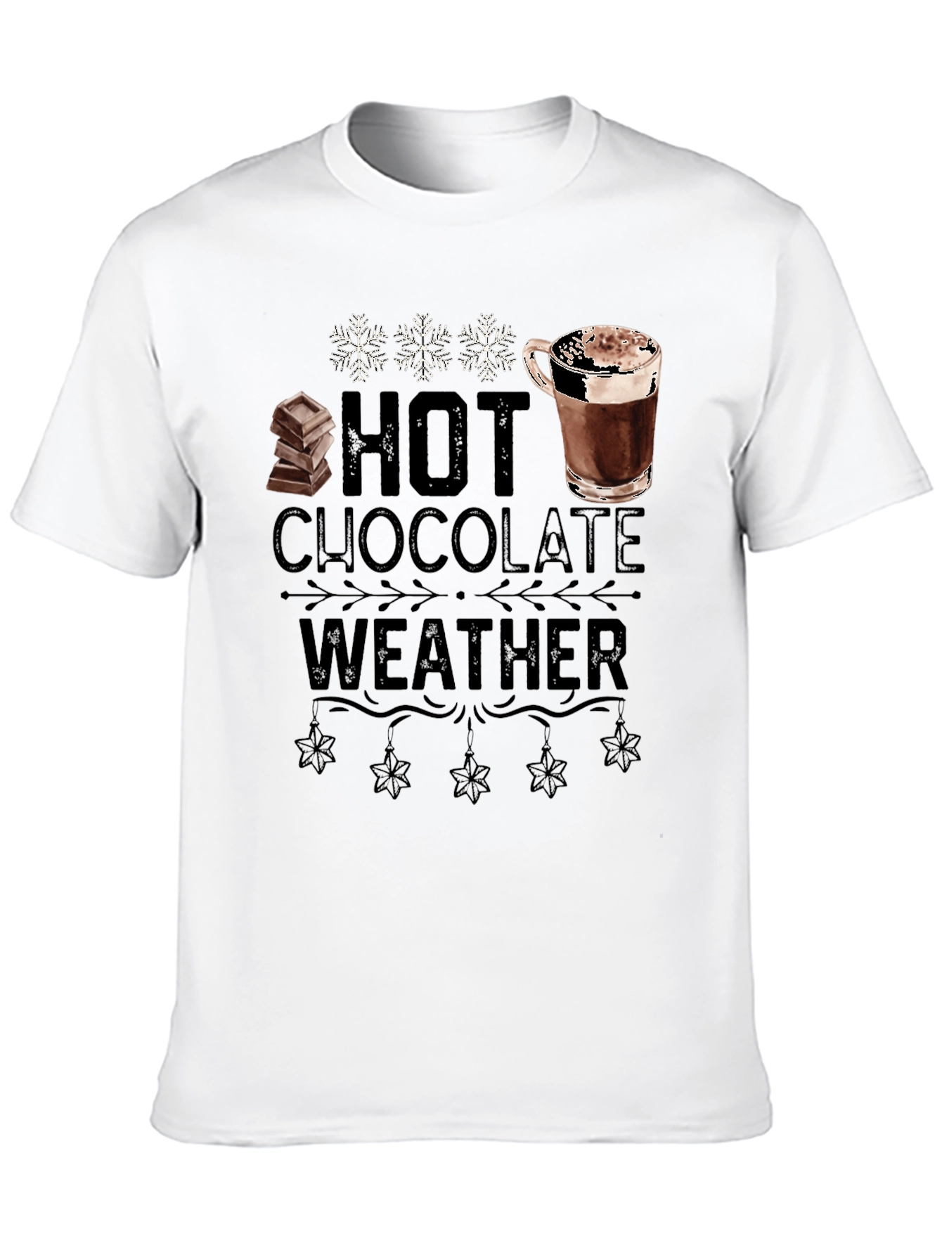 Hot Chocolate Weather Graphic T-Shirt