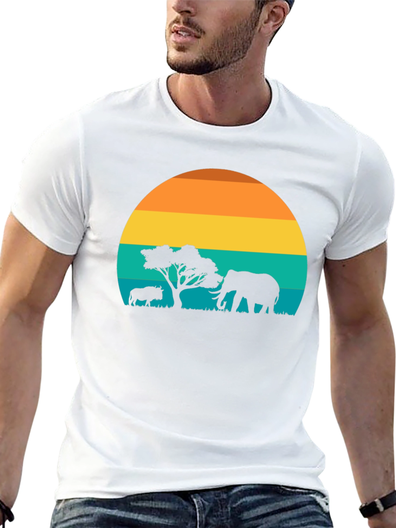 Safari Sunset Graphic Tee