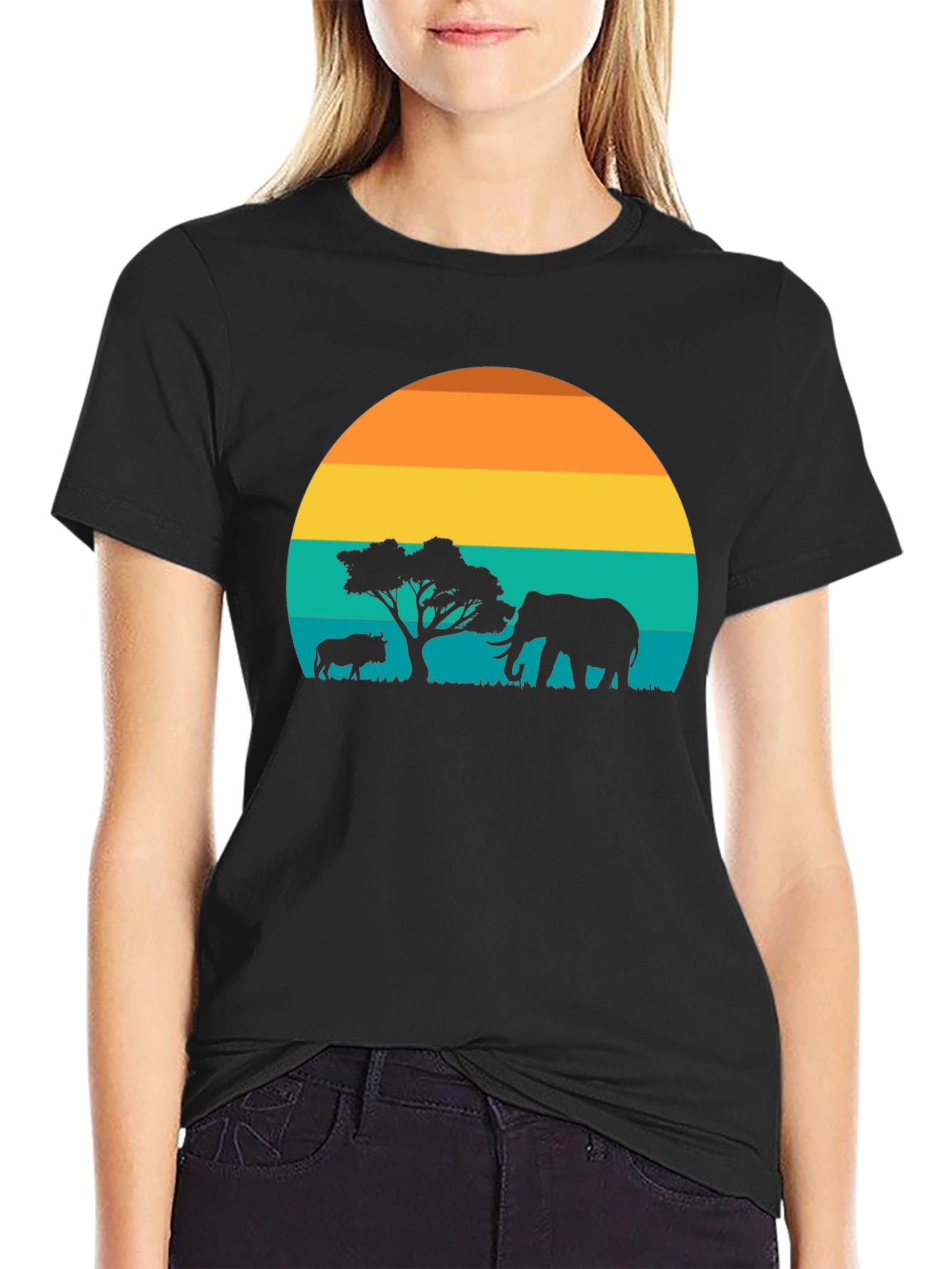 Safari Sunset Graphic Tee