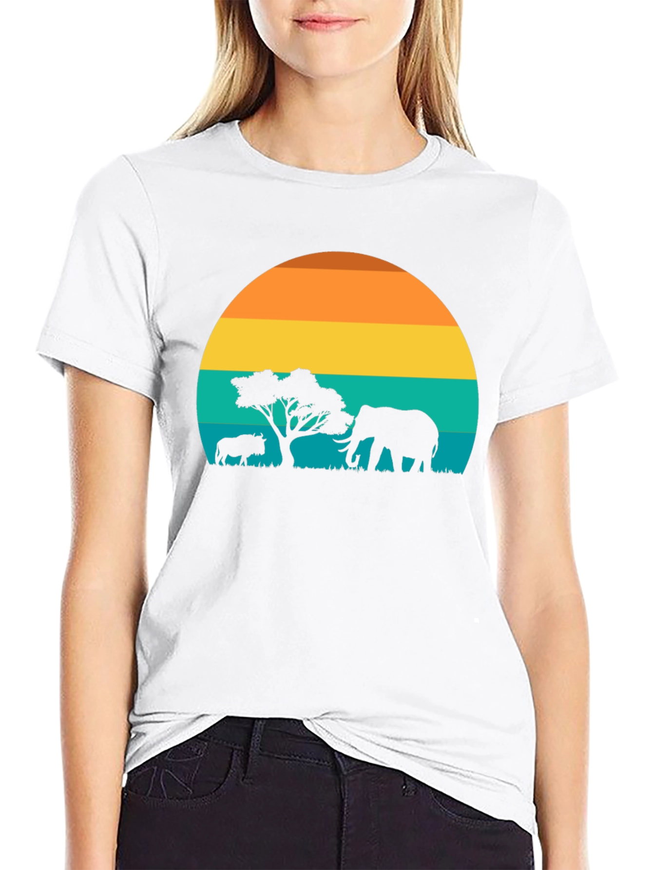 Safari Sunset Graphic Tee