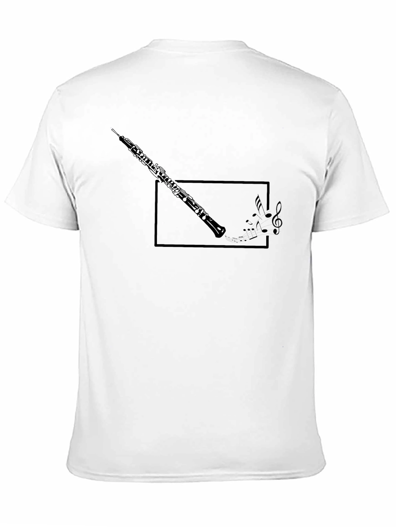 Oboe Music Notes Graphic T-Shirt