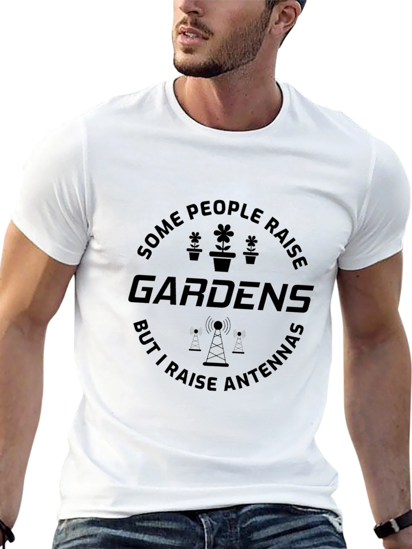 Gardens and Antennas Graphic Tee