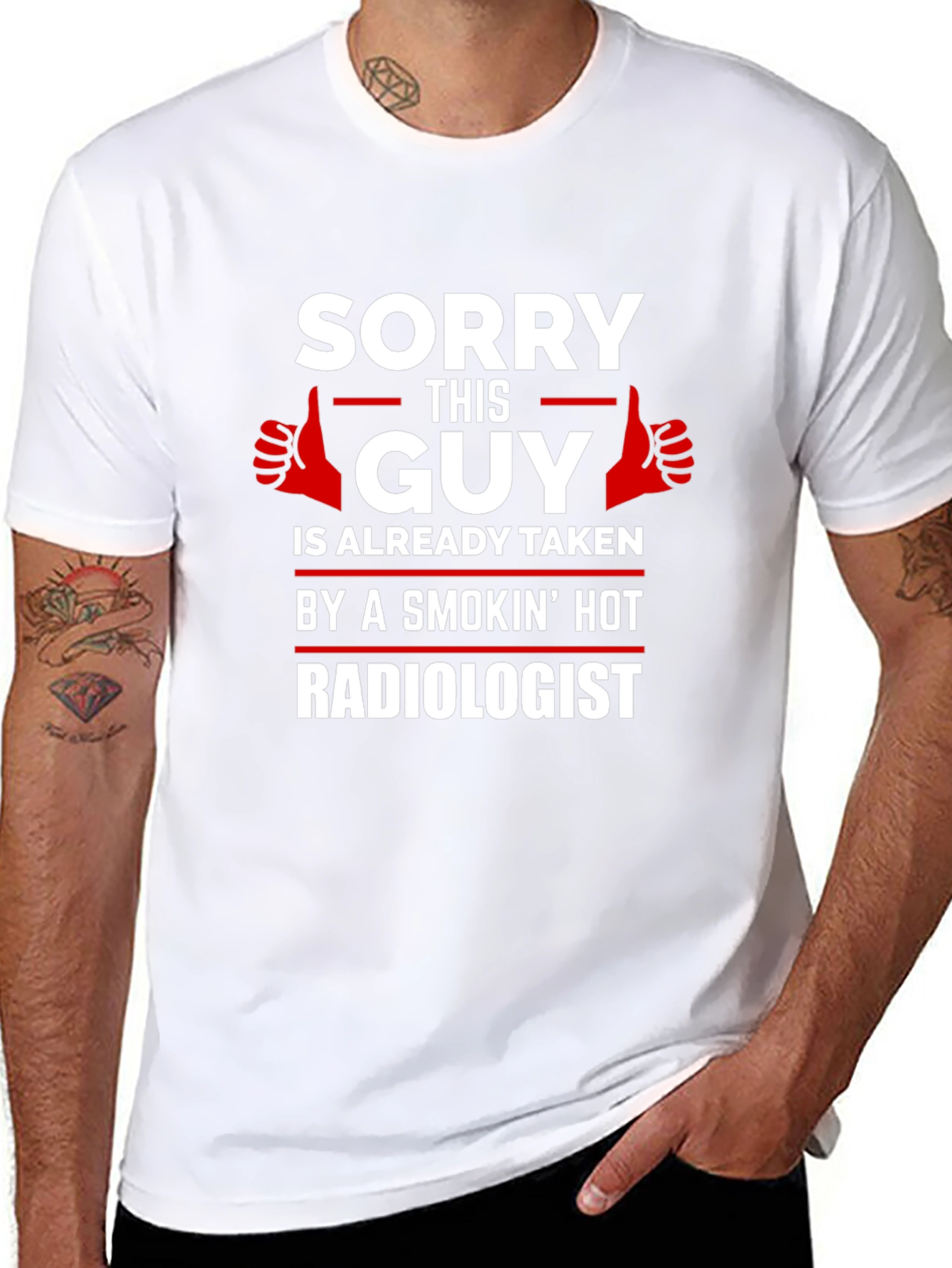 Sorry This Guy Is Taken T-Shirt - Radiologist