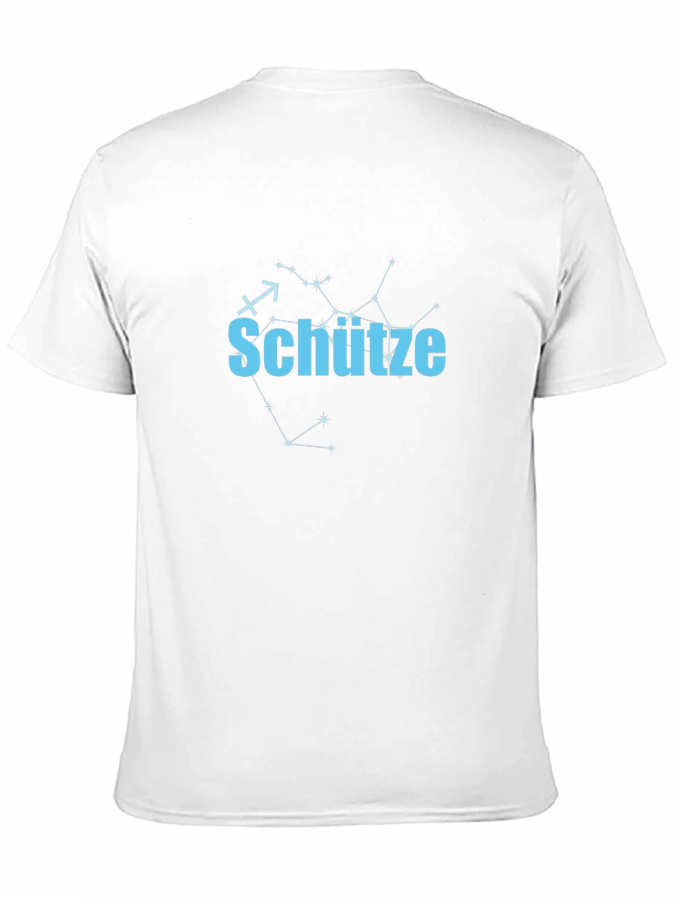 Sagittarius Zodiac Black Tee
