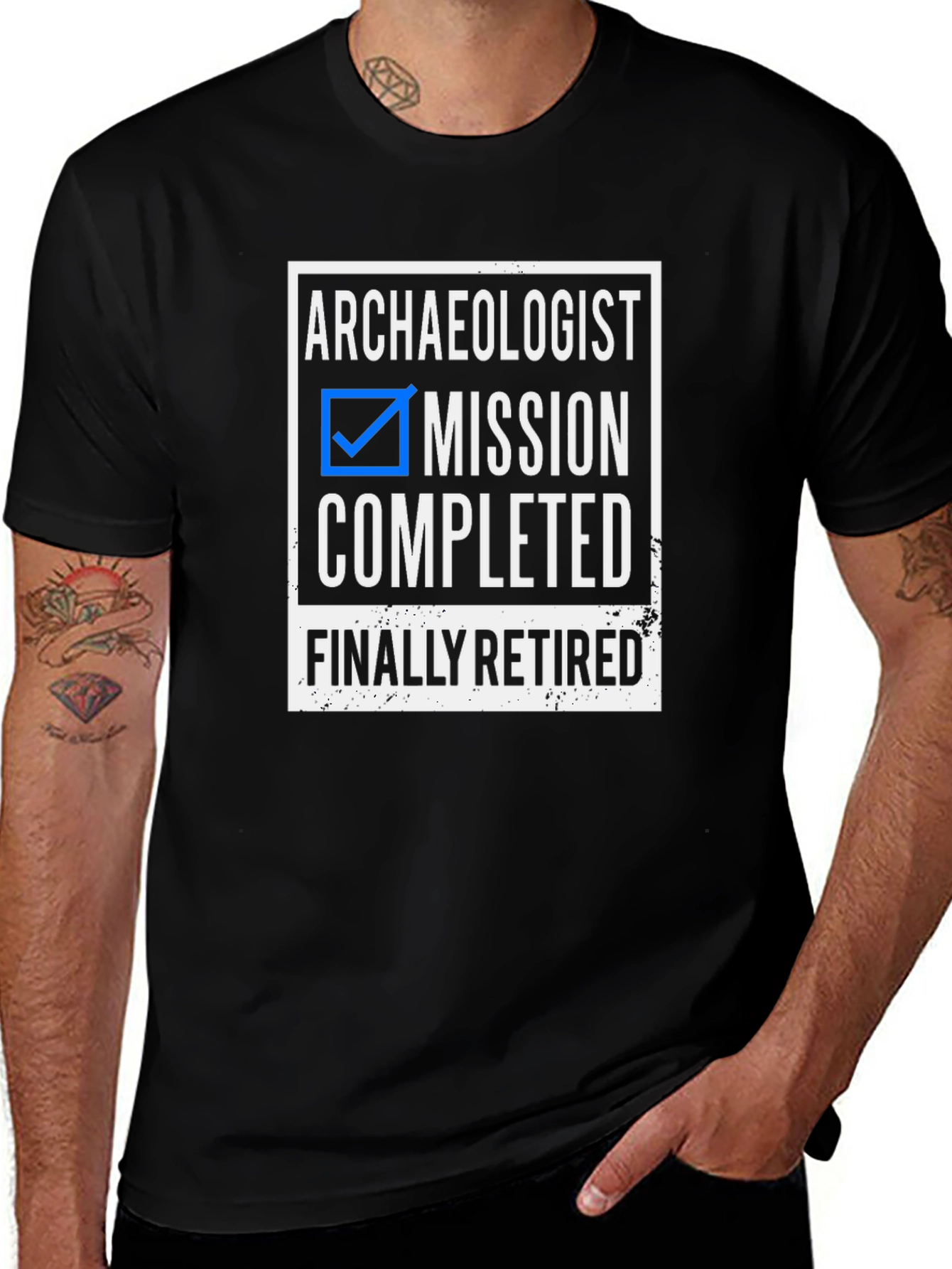 Archaeologist Mission Completed Retired T-Shirt