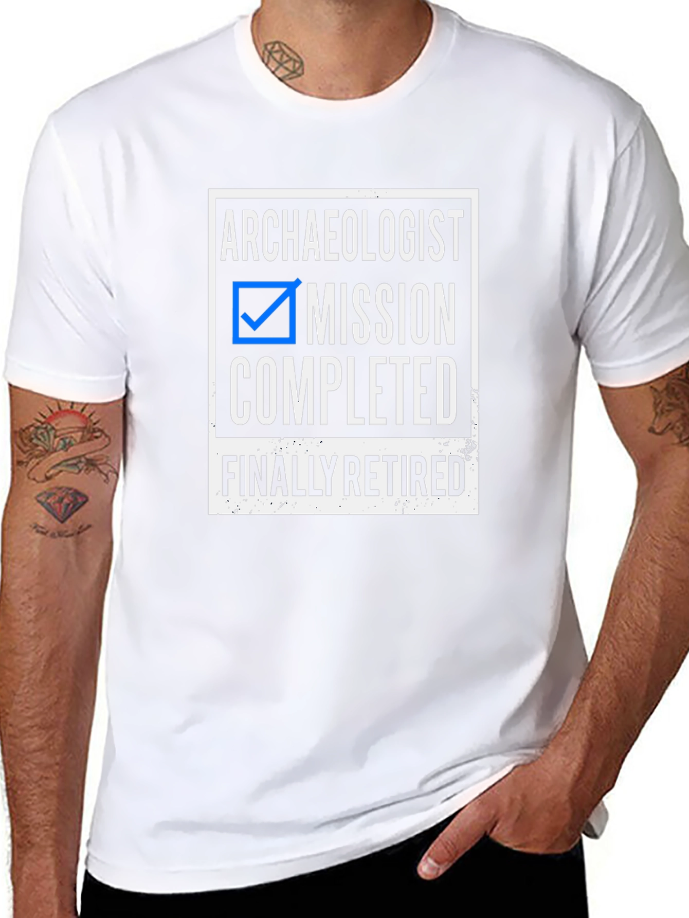 Archaeologist Mission Completed Retired T-Shirt