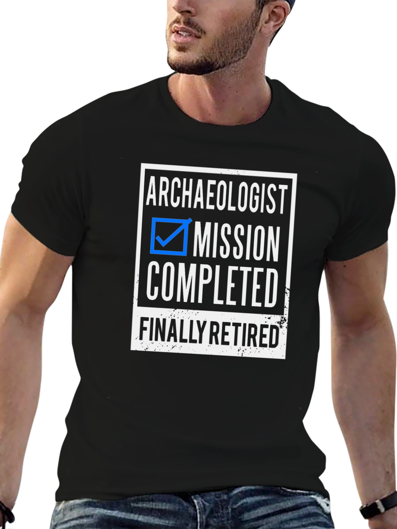 Archaeologist Mission Completed Retired T-Shirt