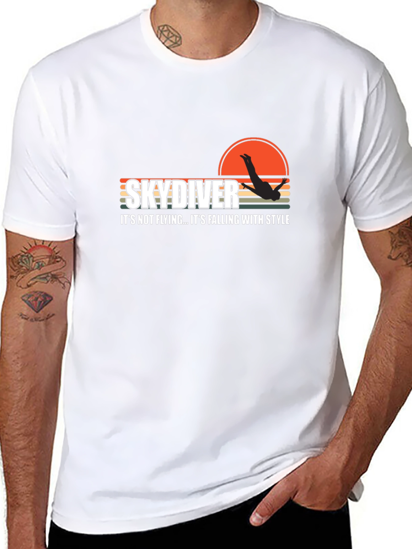 Skydiving T-Shirt - Falling with Style