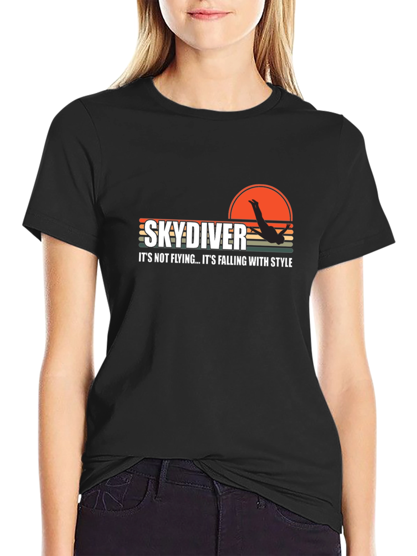 Skydiving T-Shirt - Falling with Style