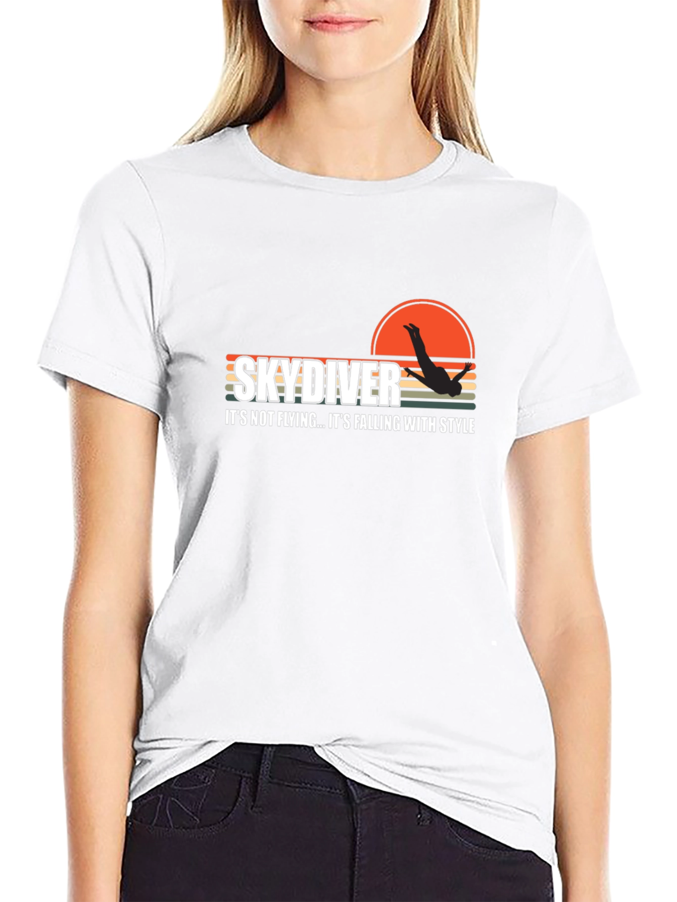 Skydiving T-Shirt - Falling with Style
