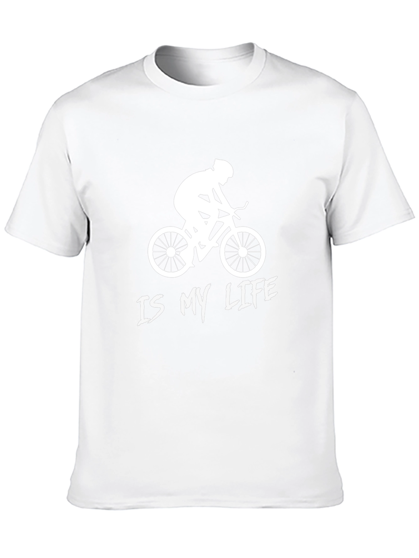Cycling Is My Life Graphic Tee - Black