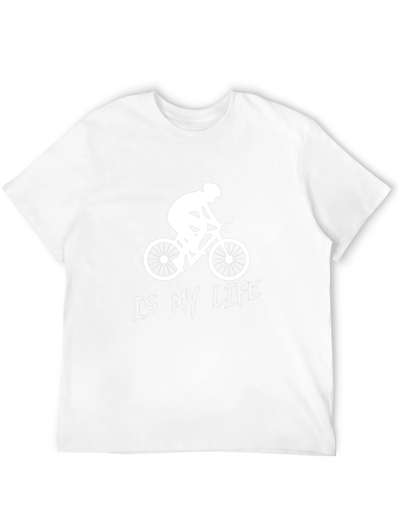 Cycling Is My Life Graphic Tee - Black