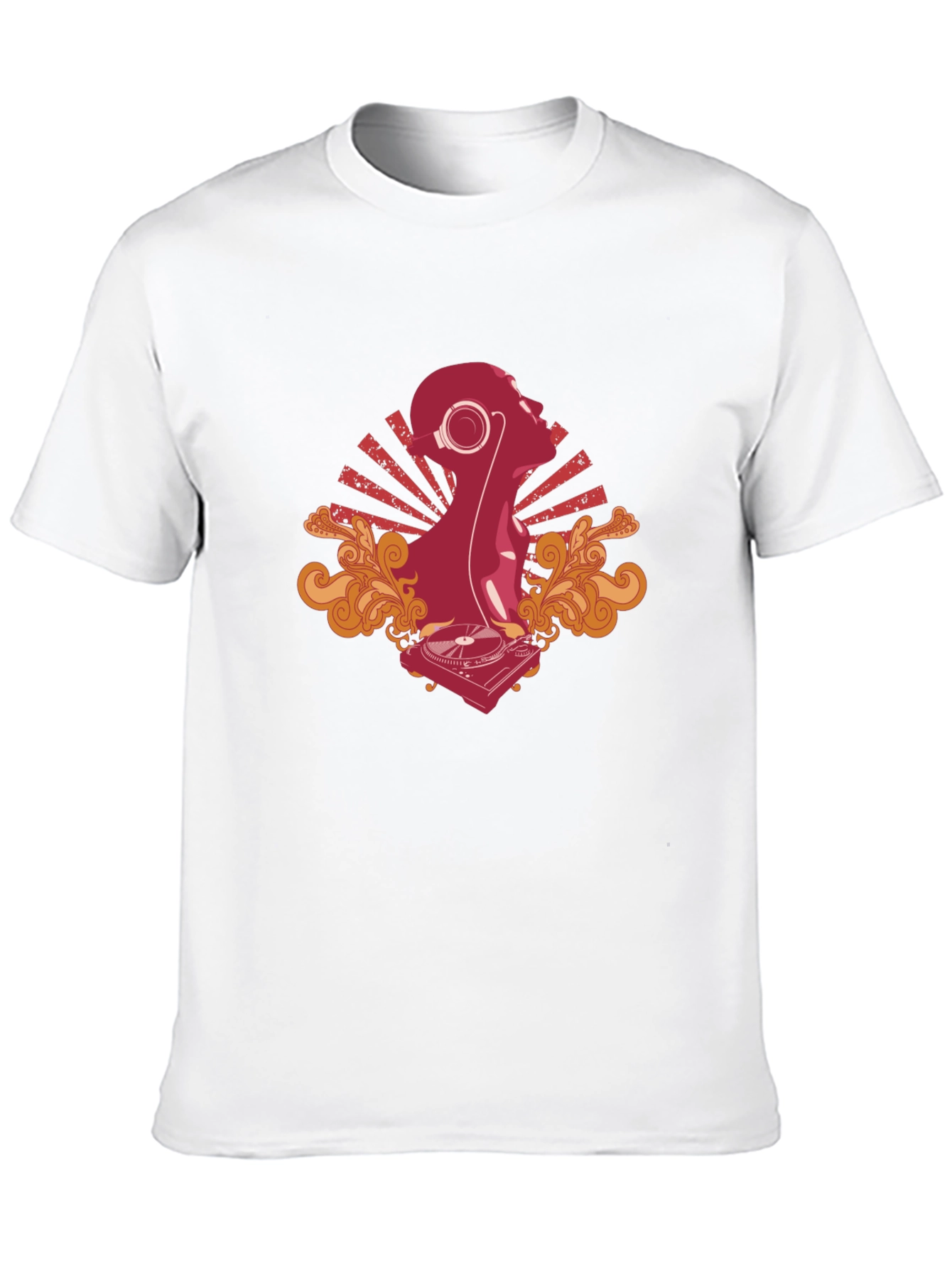 DJ Silhouette Graphic Tee - Cool Black T-Shirt
