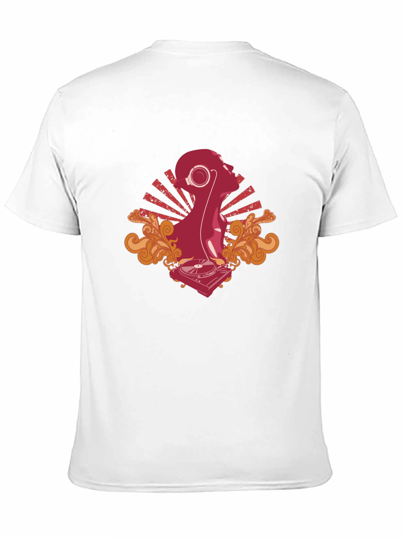 DJ Silhouette Graphic Tee - Cool Black T-Shirt