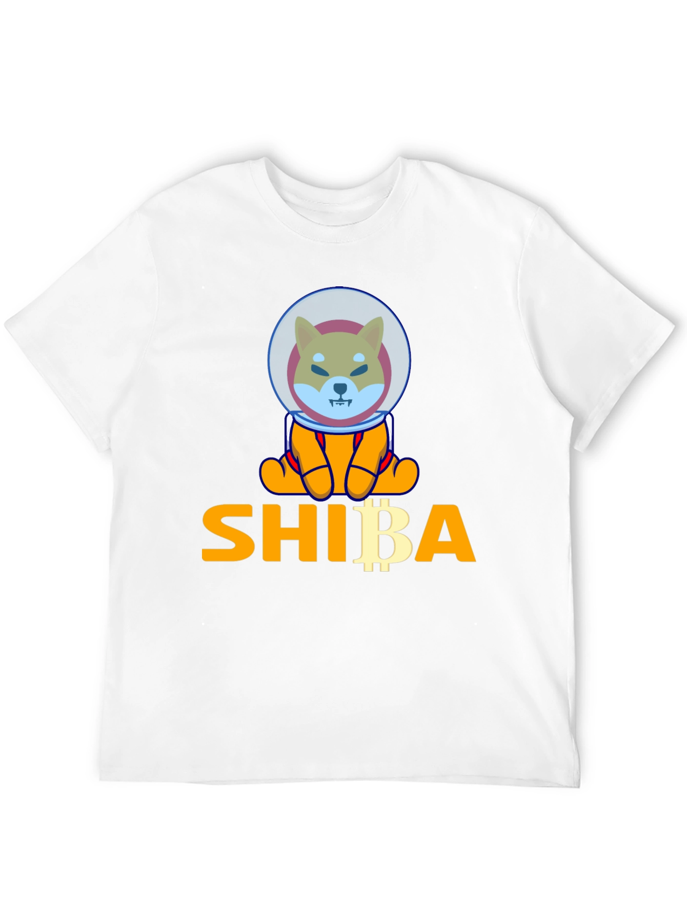 Shiba Astronaut Black T-Shirt