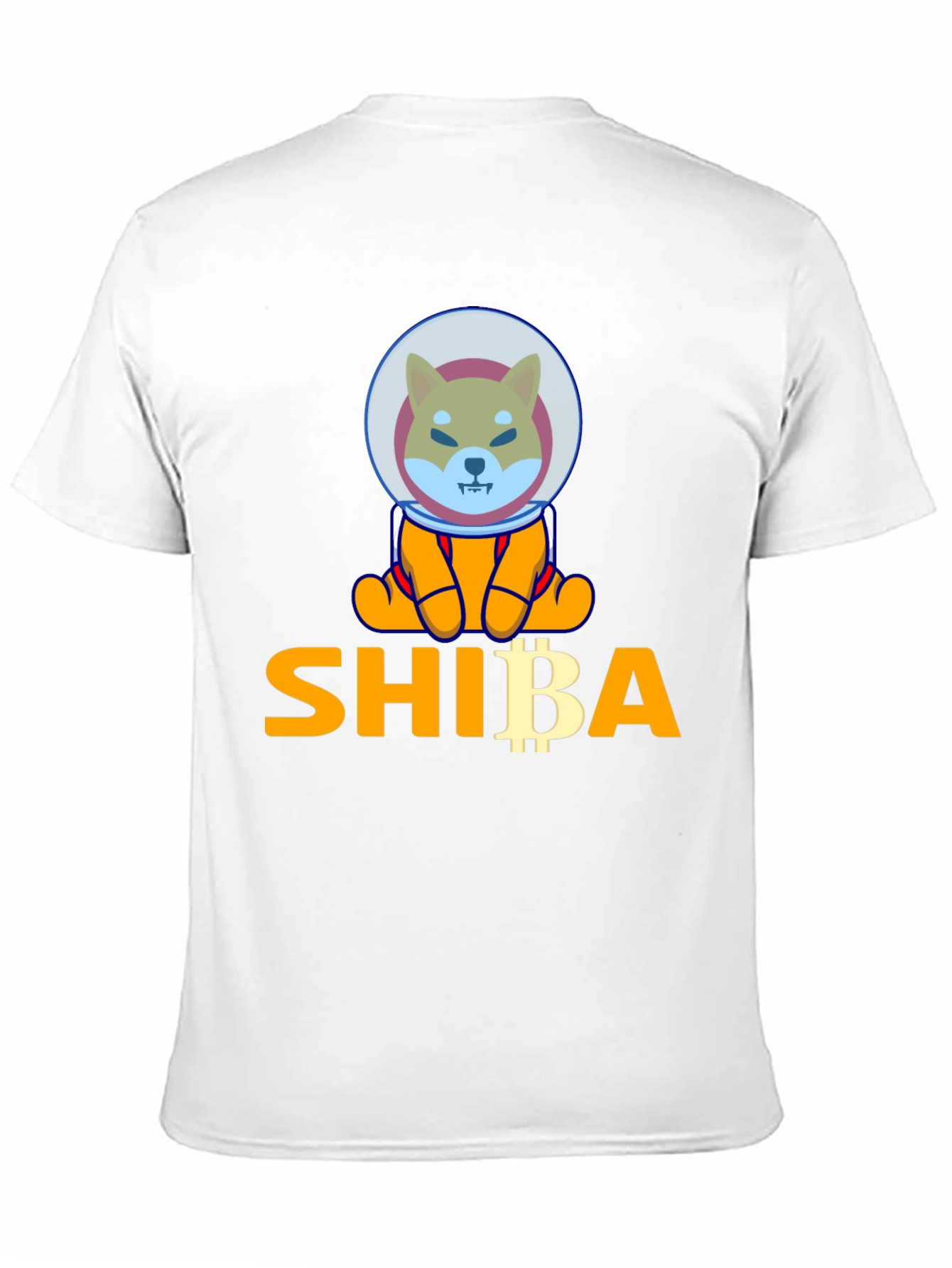 Shiba Astronaut Black T-Shirt