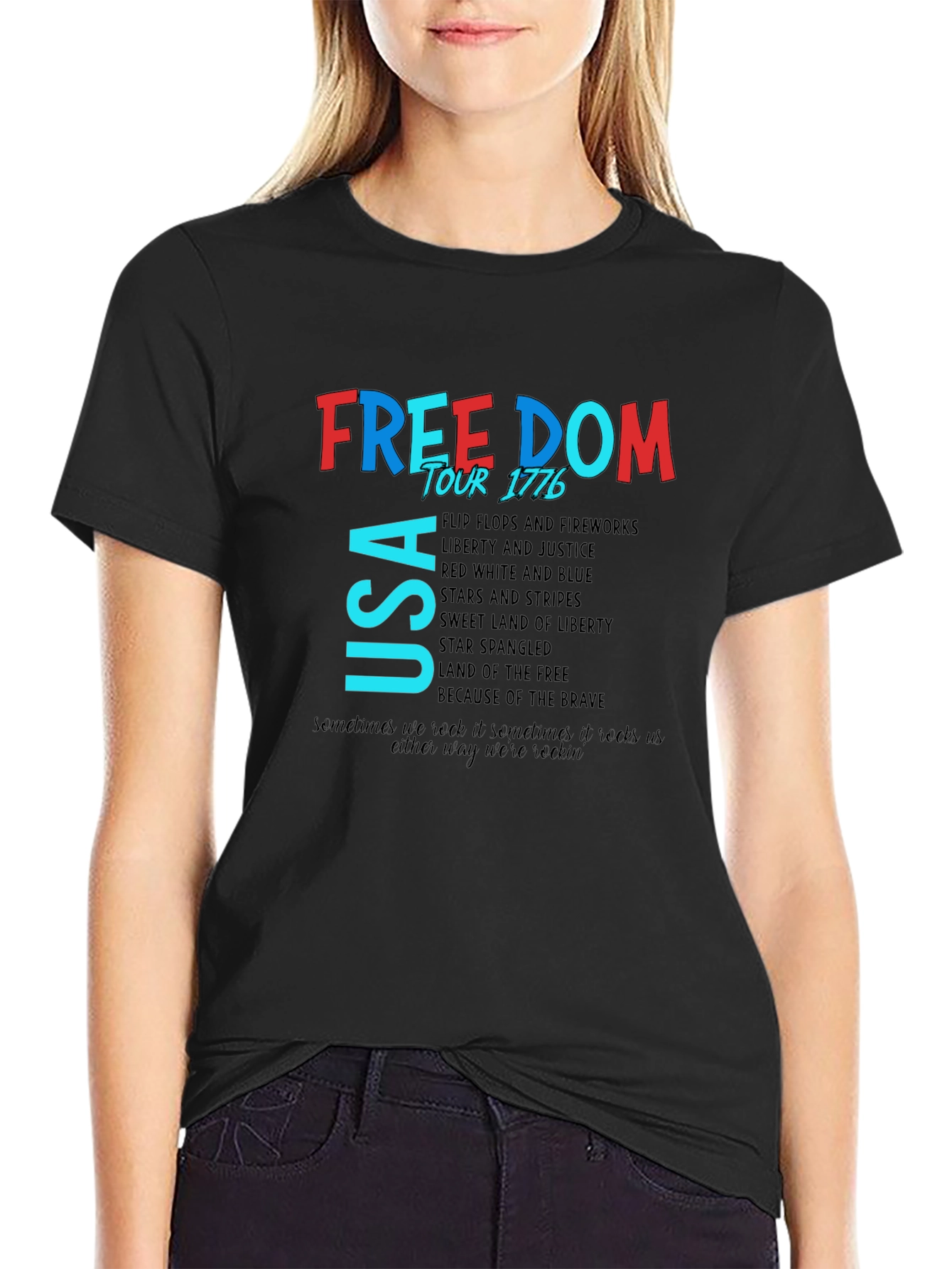 Freedom Tour Patriotic USA T-Shirt