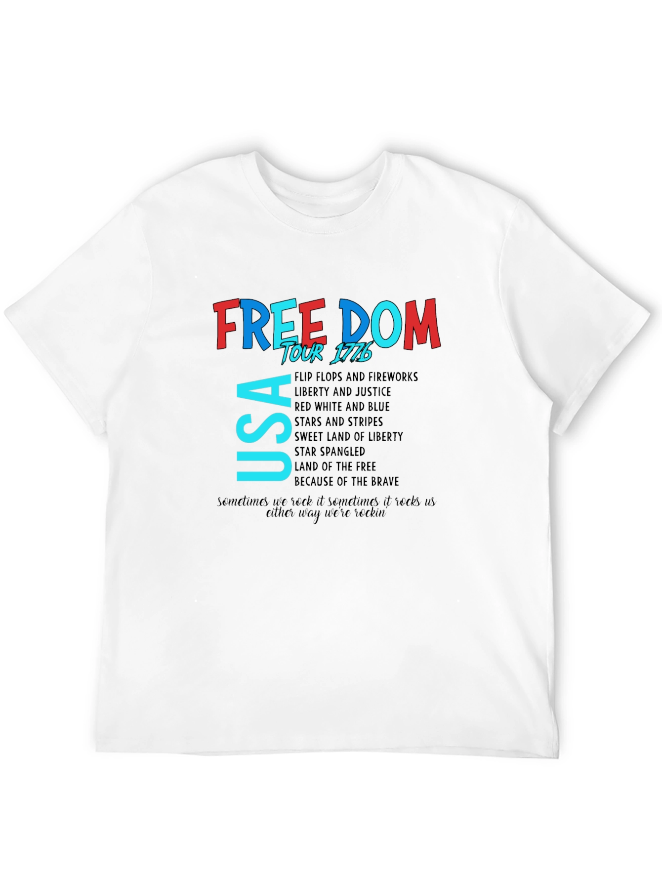 Freedom Tour Patriotic USA T-Shirt