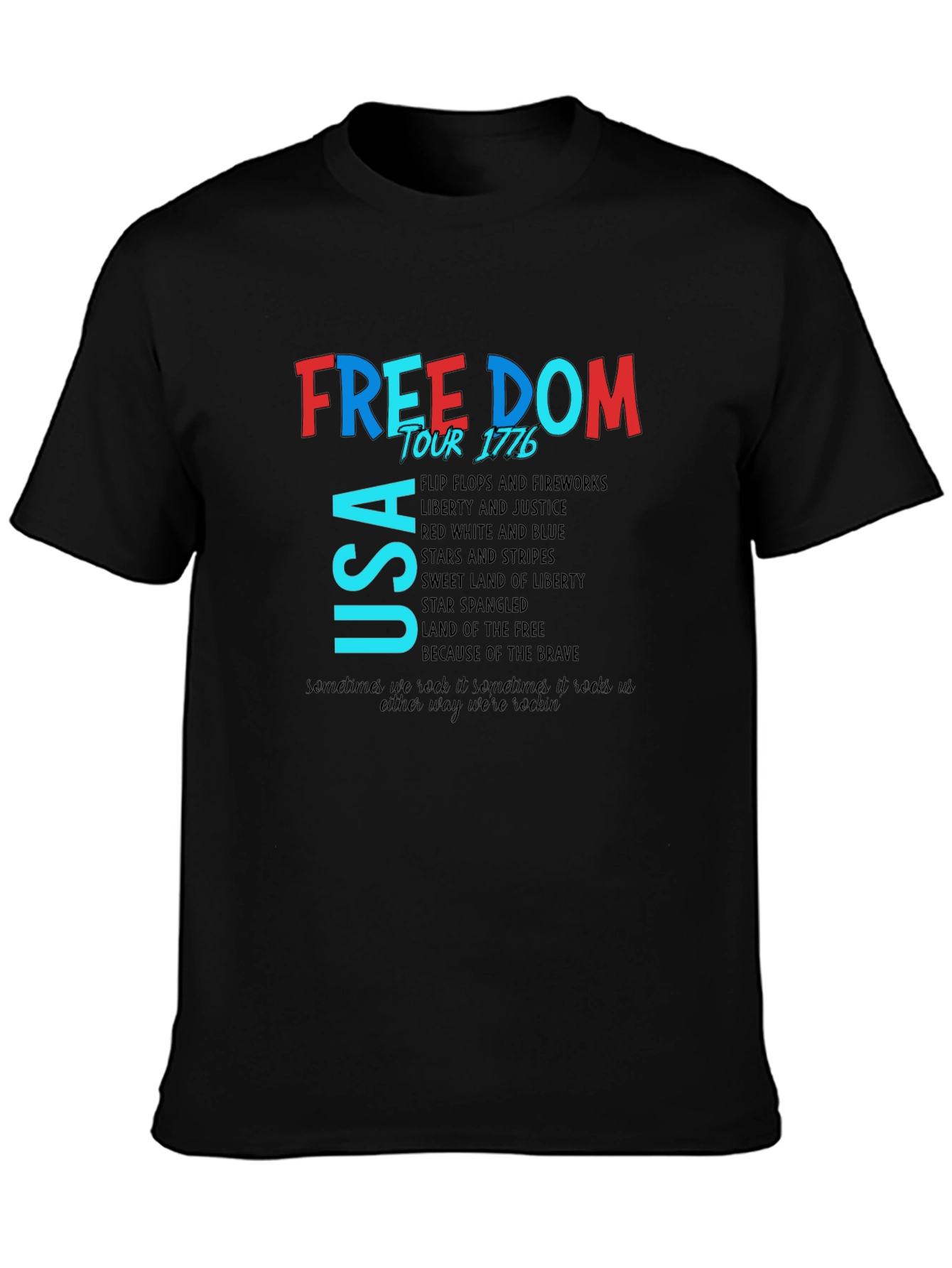 Freedom Tour Patriotic USA T-Shirt