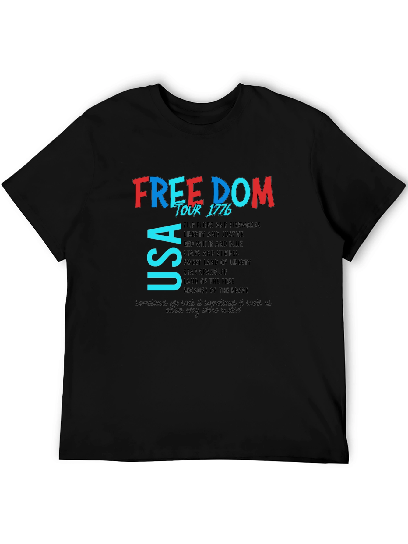 Freedom Tour Patriotic USA T-Shirt