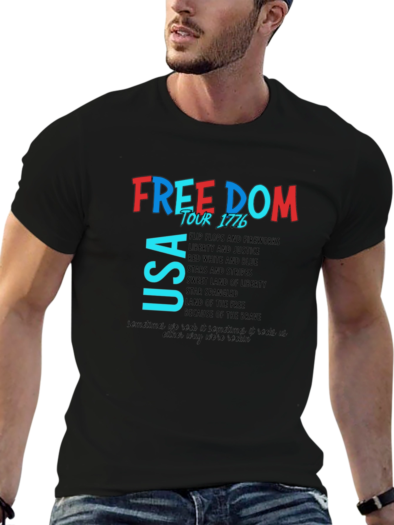 Freedom Tour Patriotic USA T-Shirt