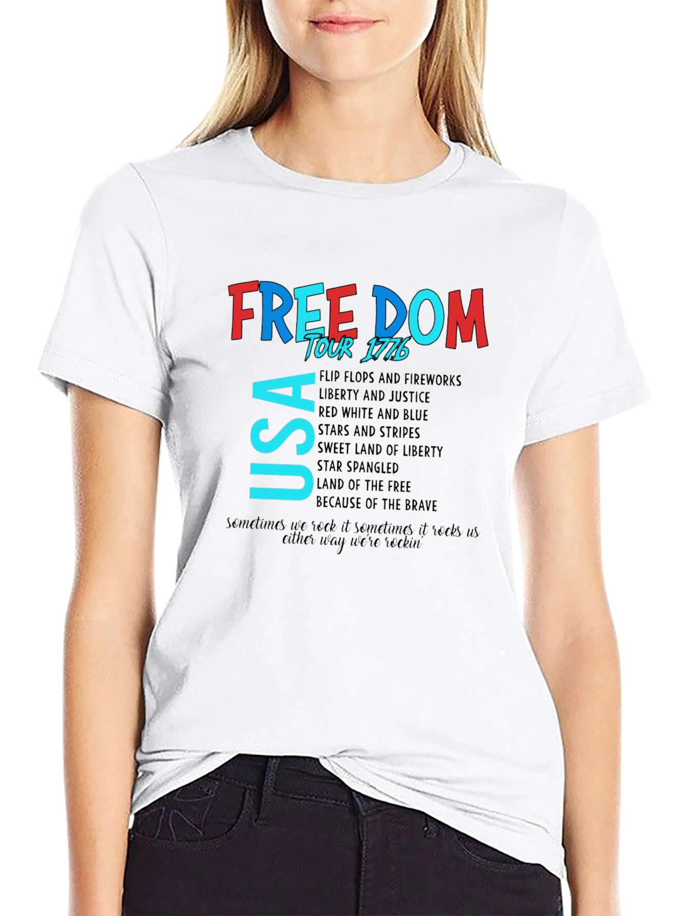 Freedom Tour Patriotic USA T-Shirt