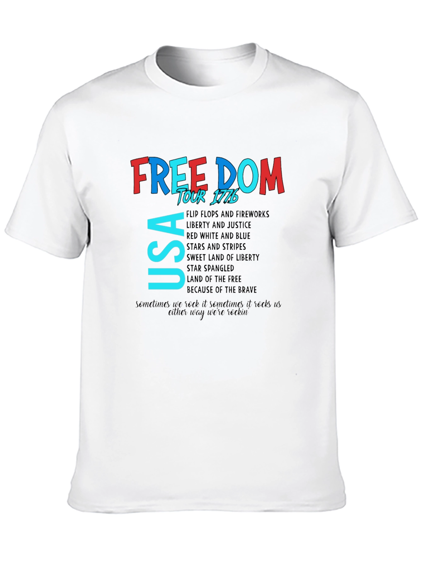 Freedom Tour Patriotic USA T-Shirt