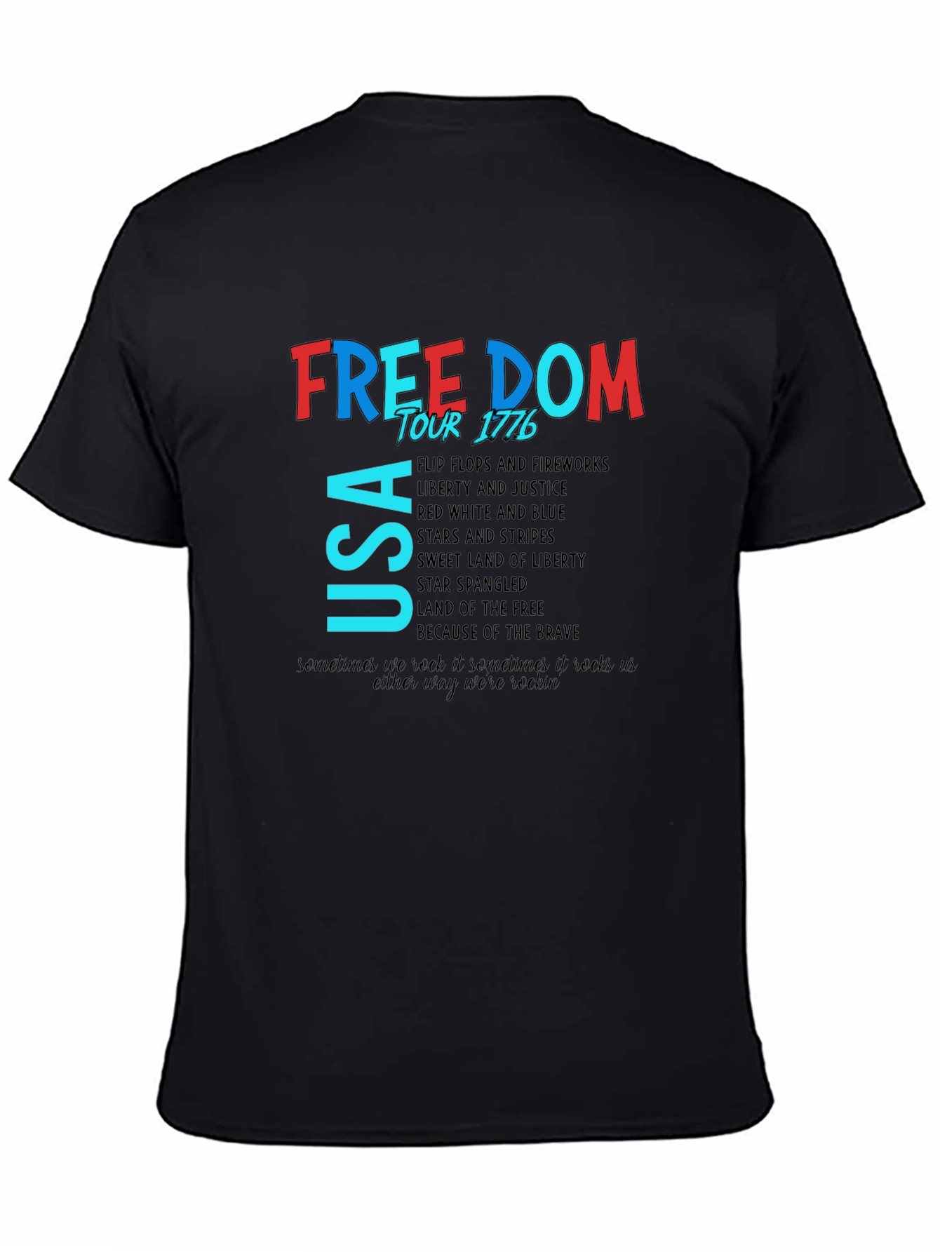 Freedom Tour Patriotic USA T-Shirt