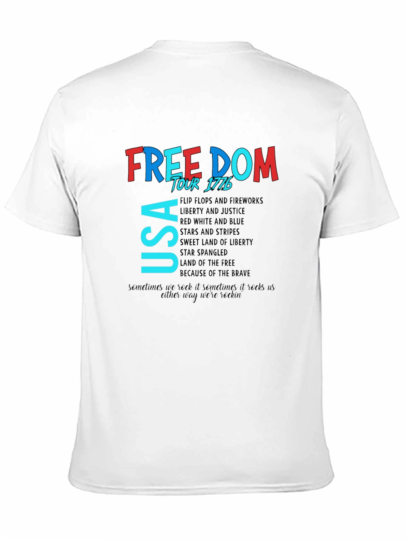 Freedom Tour Patriotic USA T-Shirt