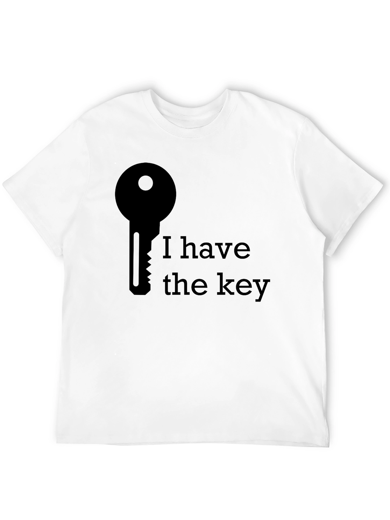 I Have The Key Graphic Tee - Black T-Shirt