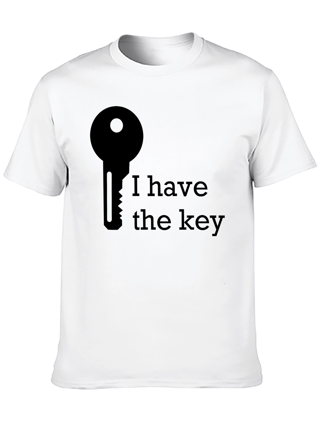 I Have The Key Graphic Tee - Black T-Shirt