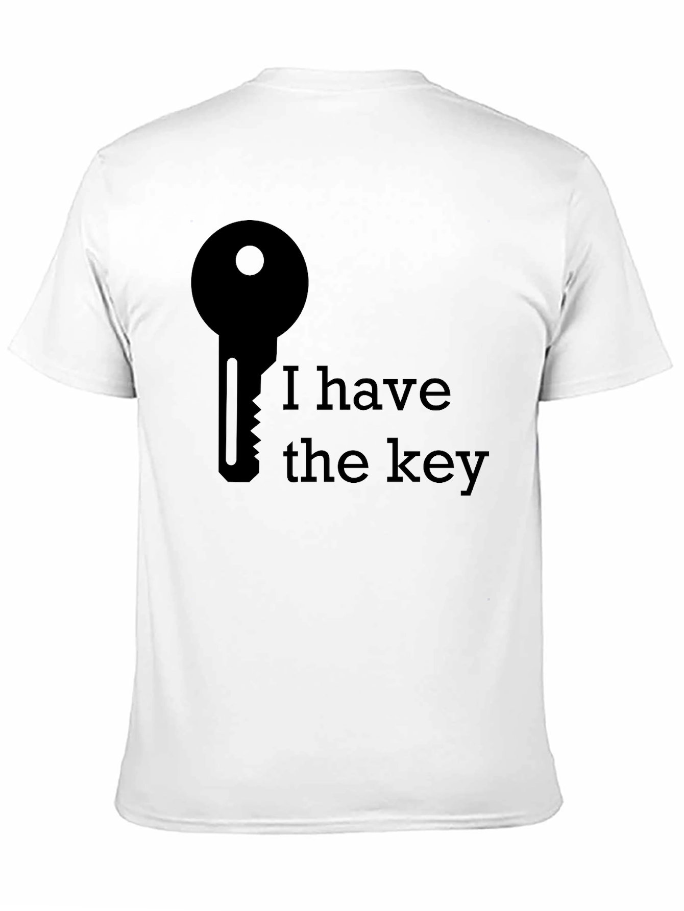 I Have The Key Graphic Tee - Black T-Shirt