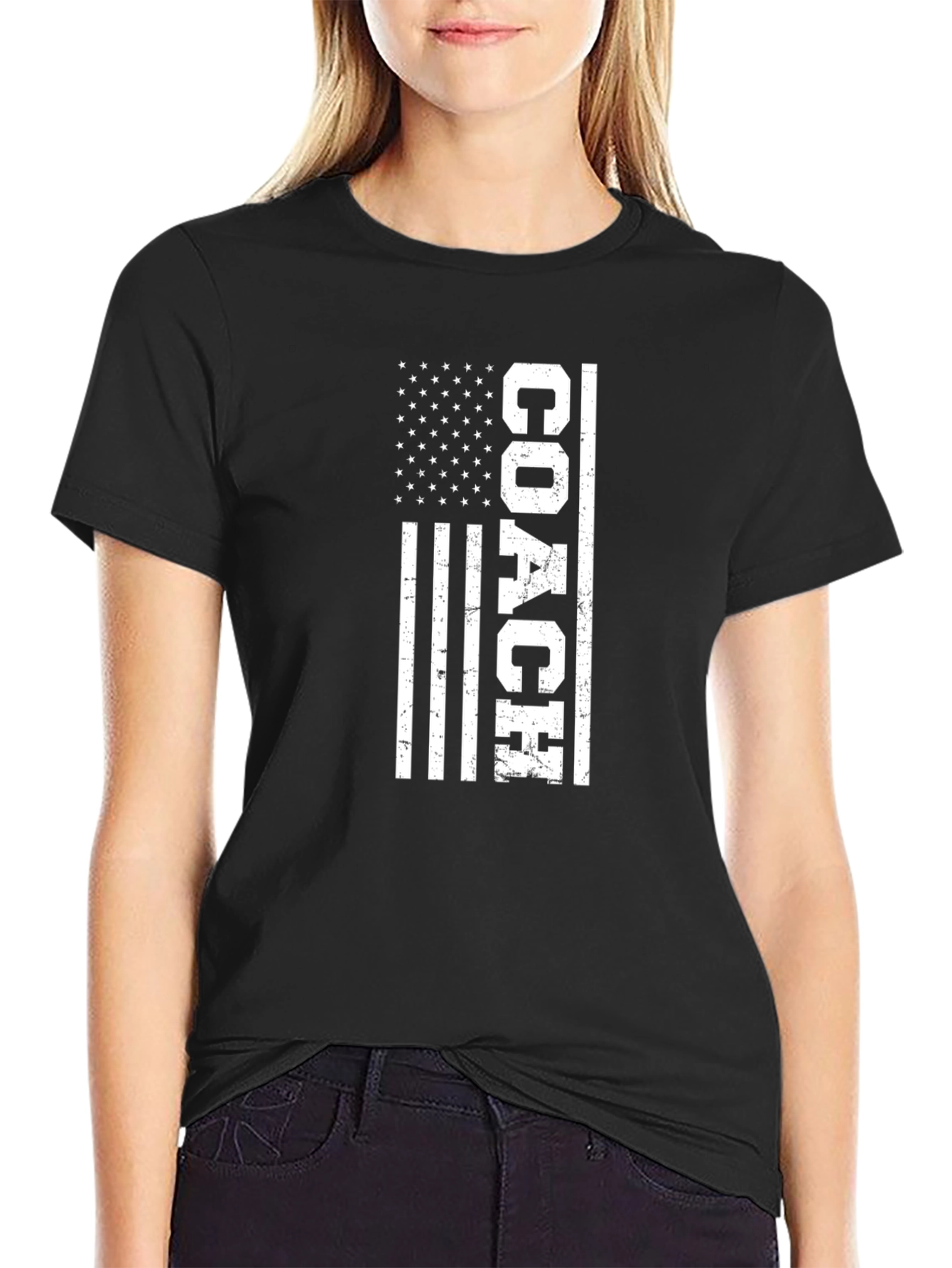 Coach American Flag Graphic T-Shirt
