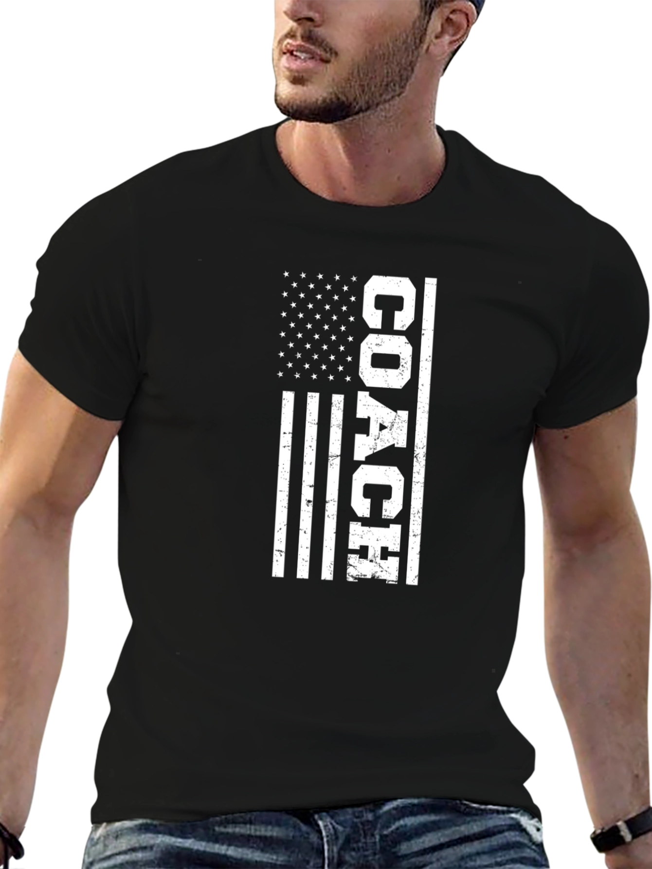 Coach American Flag Graphic T-Shirt
