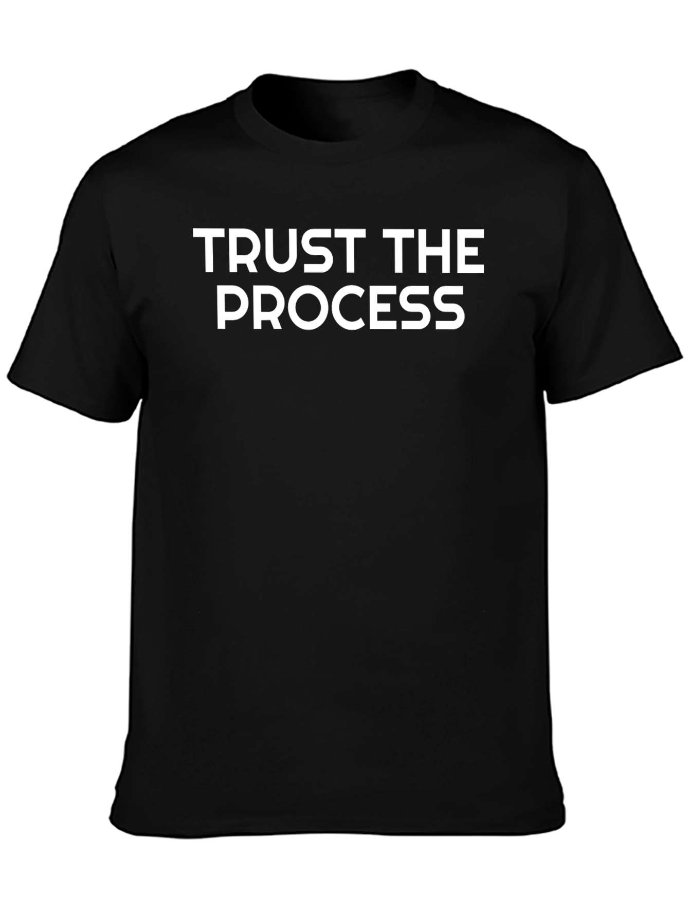Trust The Process T-Shirt - Mens Black Tee