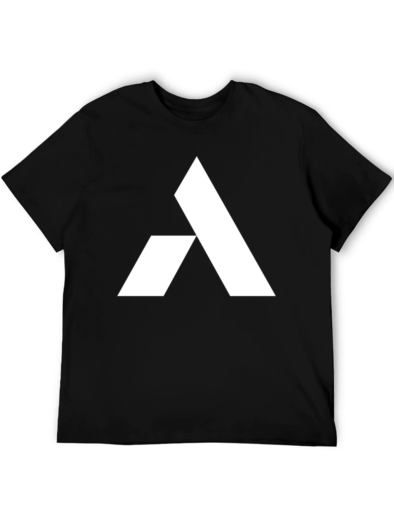 Modern Logo T-Shirt - Black Cotton Blend