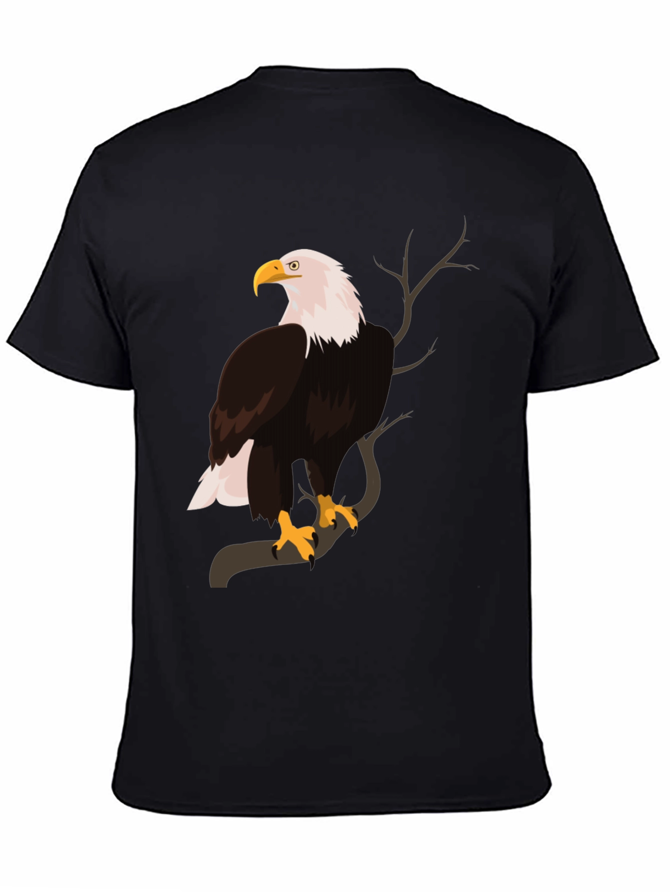 Bald Eagle Graphic Print T-Shirt