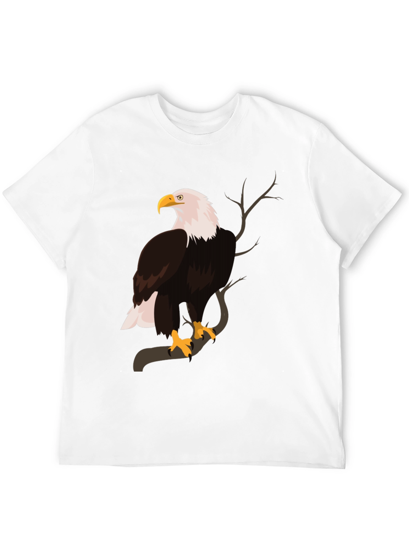 Bald Eagle Graphic Print T-Shirt
