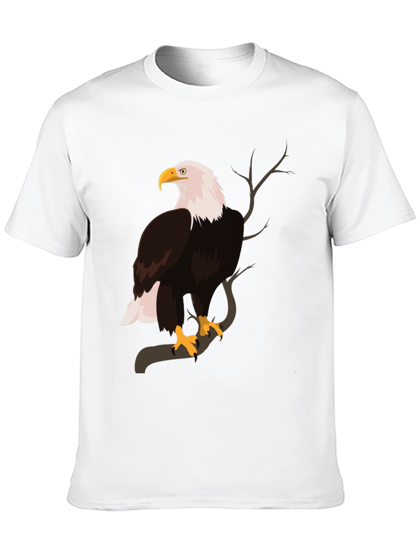 Bald Eagle Graphic Print T-Shirt