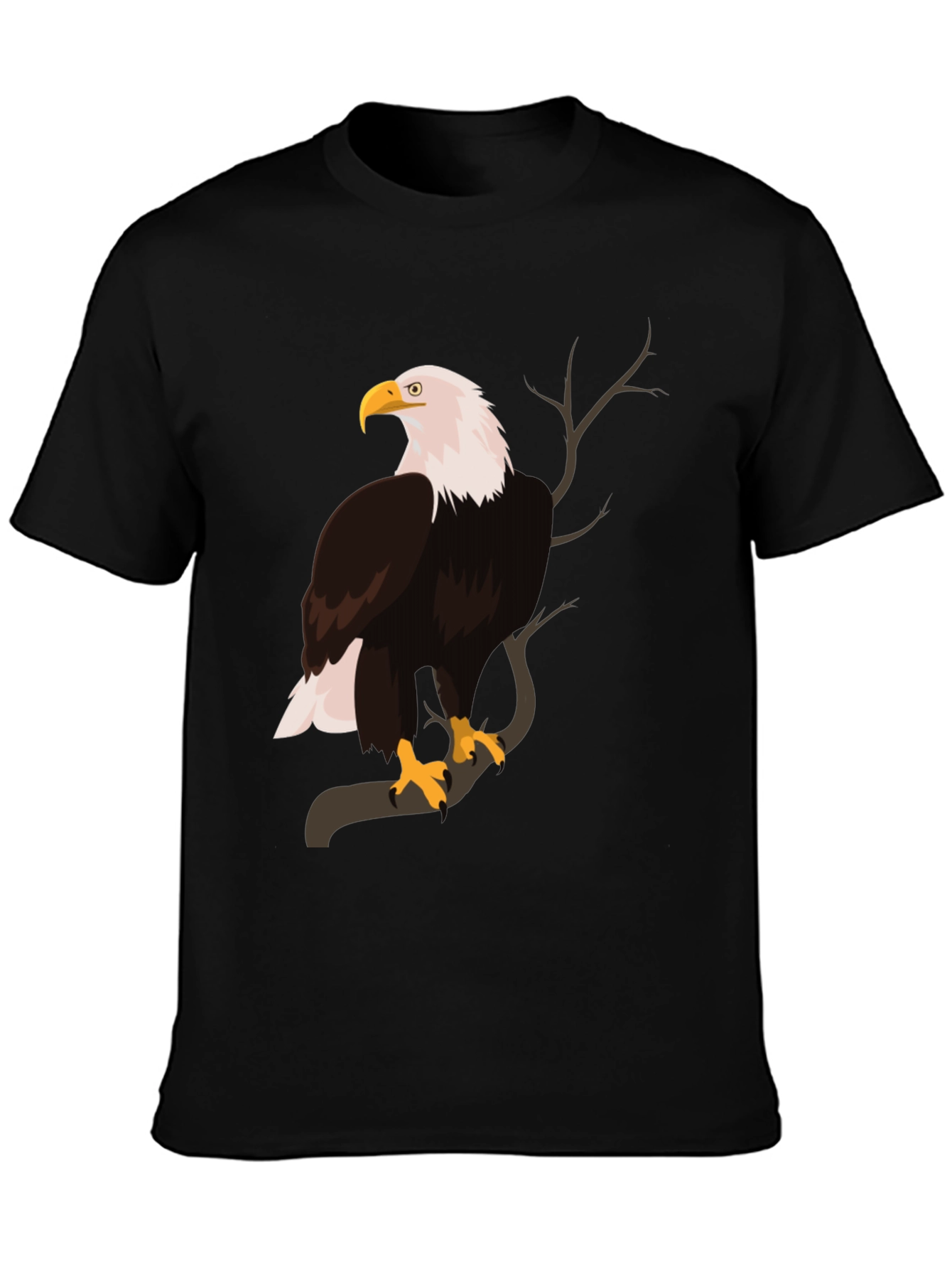 Bald Eagle Graphic Print T-Shirt