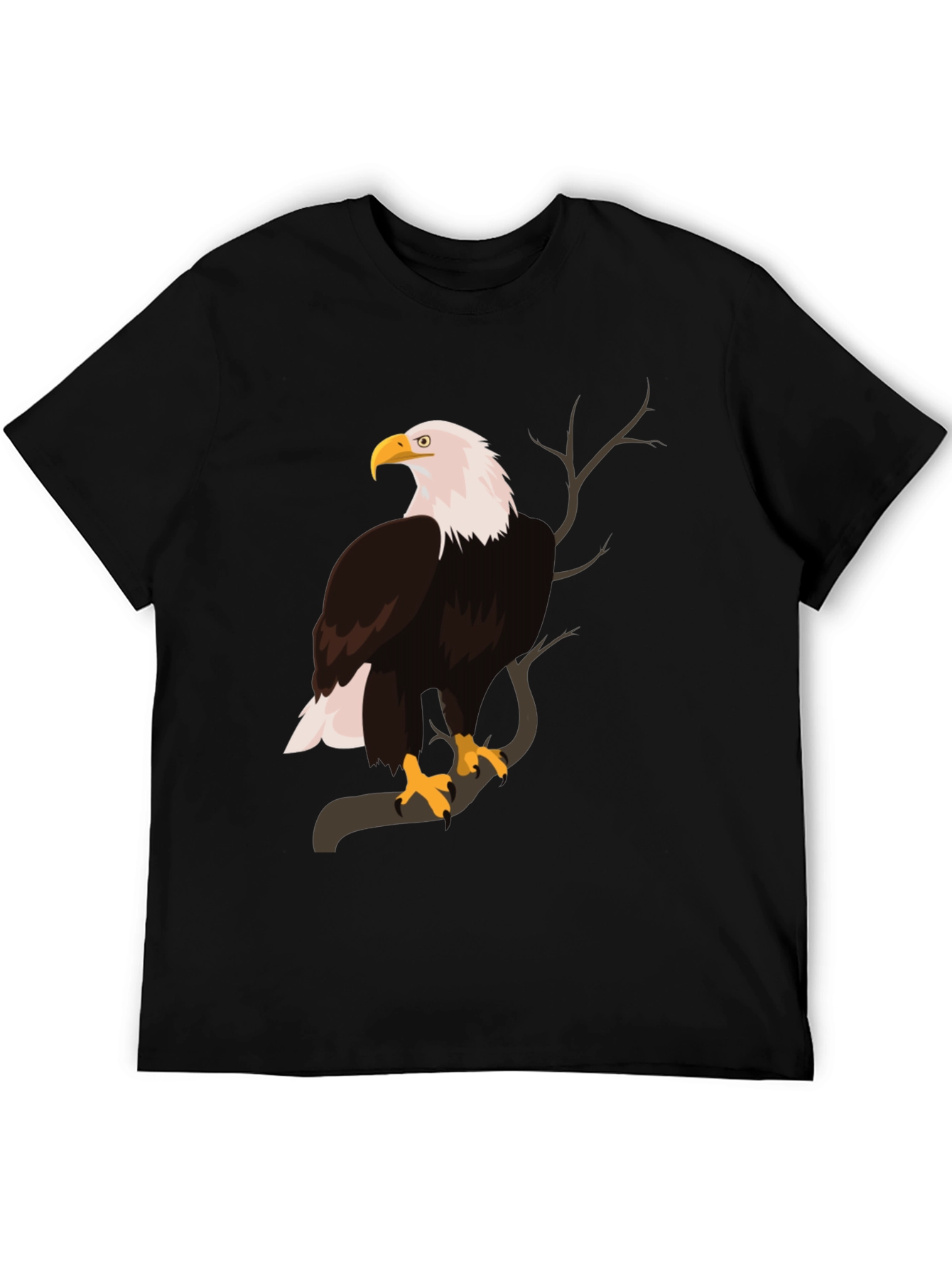 Bald Eagle Graphic Print T-Shirt