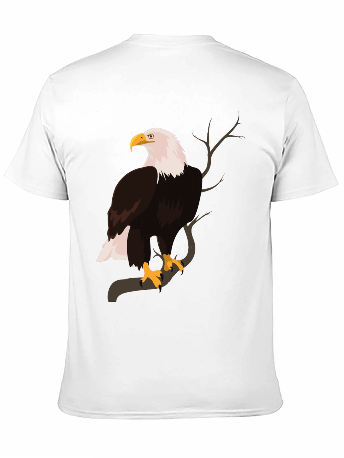 Bald Eagle Graphic Print T-Shirt