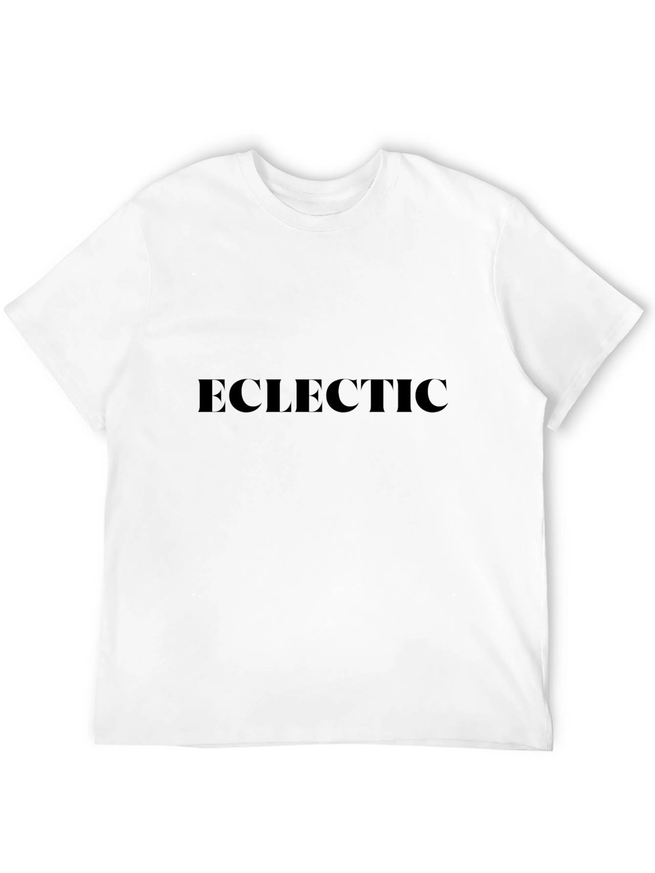 Eclectic Black Graphic Tee - Casual Style